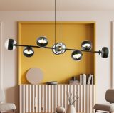 mini: Lampa wisząca ROSSI nowoczesna czarna E14 10W LED (5)