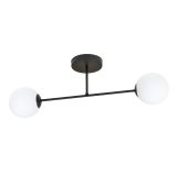 mini: Lampa sufitowa ROMA nowoczesna czarna E14 10W LED (1)