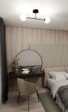 mini: Lampa sufitowa ROMA nowoczesna czarna E14 10W LED (3)