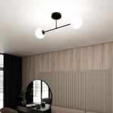 mini: Lampa sufitowa ROMA nowoczesna czarna E14 10W LED (5)