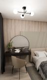 mini: Lampa sufitowa ROMA nowoczesna czarna E14 10W LED (3)