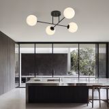 mini: Lampa sufitowa ROMA nowoczesna czarna E14 10W LED (7)