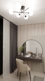 mini: Lampa sufitowa ROMA nowoczesna czarna E14 10W LED (3)