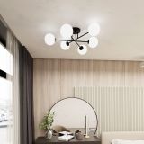 mini: Lampa sufitowa ROMA nowoczesna czarna E14 10W LED (5)