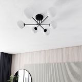 mini: Lampa sufitowa ROMA nowoczesna czarna E14 10W LED (6)