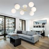 mini: Lampa sufitowa MAGNUM nowoczesna biała / złota E14 10W LED (8)