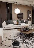 mini: Lampa podłogowa BARI nowoczesna czarna E14 10W LED (5)