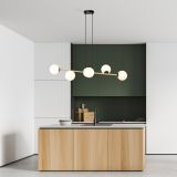 mini: Lampa wisząca GRAVITY nowoczesna czarna / złota E14 10W LED (2)