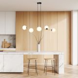 mini: Lampa wisząca GRAVITY nowoczesna czarna / złota E14 10W LED (3)