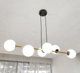 mini: Lampa wisząca GRAVITY nowoczesna czarna / złota E14 10W LED (8)