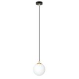 mini: Lampa wisząca ROYAL nowoczesna czarna / złota E14 10W LED (1)