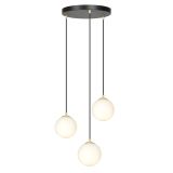 mini: Lampa wisząca ROYAL nowoczesna czarna / złota E14 10W LED (3)
