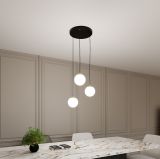 mini: Lampa wisząca ROYAL nowoczesna czarna / złota E14 10W LED (7)