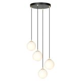 mini: Lampa wisząca ROYAL nowoczesna czarna / złota E14 10W LED (3)