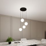 mini: Lampa wisząca ROYAL nowoczesna czarna / złota E14 10W LED (7)