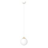 mini: Lampa wisząca ROYAL nowoczesna biała / złota E14 10W LED (1)