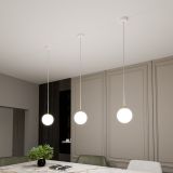 mini: Lampa wisząca ROYAL nowoczesna biała / złota E14 10W LED (5)