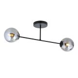 mini: Lampa sufitowa ROMA nowoczesna czarna E14 10W LED (1)