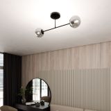 mini: Lampa sufitowa ROMA nowoczesna czarna E14 10W LED (5)