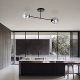 mini: Lampa sufitowa ROMA nowoczesna czarna E14 10W LED (7)