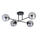 mini: Lampa sufitowa ROMA nowoczesna czarna E14 10W LED (2)