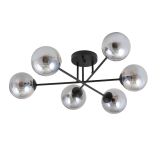 mini: Lampa sufitowa ROMA nowoczesna czarna E14 10W LED (2)