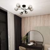 mini: Lampa sufitowa ROMA nowoczesna czarna E14 10W LED (4)