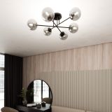 mini: Lampa sufitowa ROMA nowoczesna czarna E14 10W LED (5)