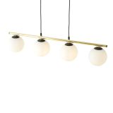 mini: Lampa wisząca ALORA nowoczesna czarna / złota E14 10W LED (6)