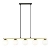 mini: Lampa wisząca ALLORA nowoczesna czarna / złota E14 10W LED (3)