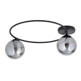 mini: Lampa sufitowa SOPRA nowoczesna czarna E14 10W LED (3)