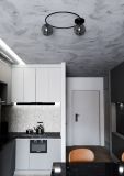 mini: Lampa sufitowa SOPRA nowoczesna czarna E14 10W LED (5)