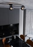 mini: Lampa sufitowa SOPRA nowoczesna czarna E14 10W LED (7)