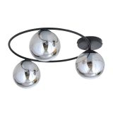 mini: Lampa sufitowa SOPRA nowoczesna czarna E14 10W LED (3)