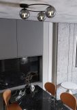 mini: Lampa sufitowa SOPRA nowoczesna czarna E14 10W LED (7)