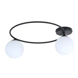 mini: Lampa sufitowa SOPRA nowoczesna czarna E14 10W LED (1)