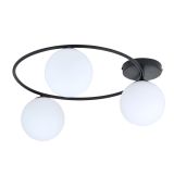 mini: Lampa sufitowa SOPRA nowoczesna czarna E14 10W LED (1)