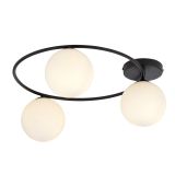 mini: Lampa sufitowa SOPRA nowoczesna czarna E14 10W LED (3)