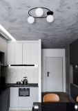 mini: Lampa sufitowa SOPRA nowoczesna czarna E14 10W LED (5)
