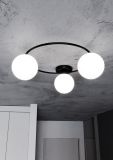 mini: Lampa sufitowa SOPRA nowoczesna czarna E14 10W LED (6)