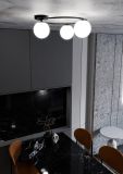 mini: Lampa sufitowa SOPRA nowoczesna czarna E14 10W LED (7)
