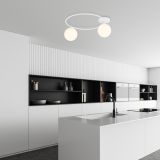 mini: Lampa sufitowa SOPRA nowoczesna biała E14 10W LED (2)