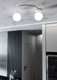 mini: Lampa sufitowa SOPRA nowoczesna biała E14 10W LED (4)
