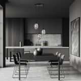 mini: Lampa wisząca ASTRAL nowoczesna czarna E14 10W LED (4)