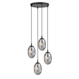 mini: Lampa wisząca ASTRAL nowoczesna czarna E14 10W LED (1)
