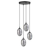 mini: Lampa wisząca ASTRAL nowoczesna czarna E14 10W LED (2)