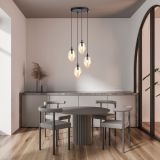 mini: Lampa wisząca ASTRAL nowoczesna czarna E14 10W LED (3)