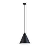 mini: Lampa wisząca REBEL nowoczesna czarna / biała E27 15W LED (1)