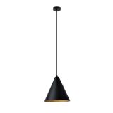 mini: Lampa wisząca REBEL nowoczesna czarna / złota E27 15W LED (2)