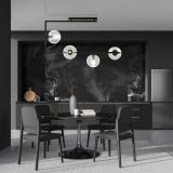 mini: Lampa sufitowa SOMA nowoczesna czarna E14 10W LED (4)